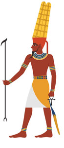 The Ancient Egyptian god Amun