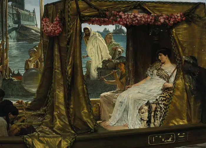 Mark Antony and Cleopatra, painting by Lawrence Alma-Tadema