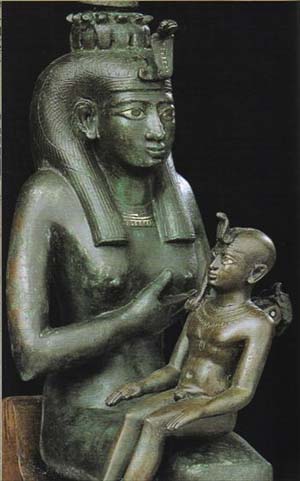 Isis nursing Horus