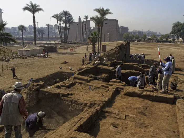 Excavations at Luxor