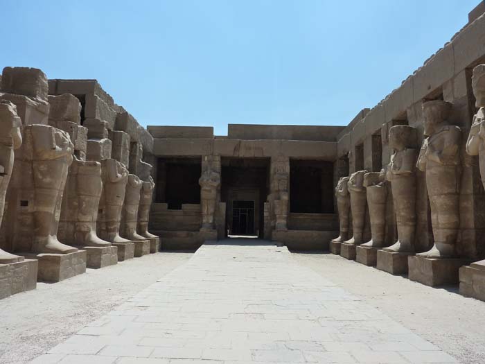 First court of the Medinet Habu temple