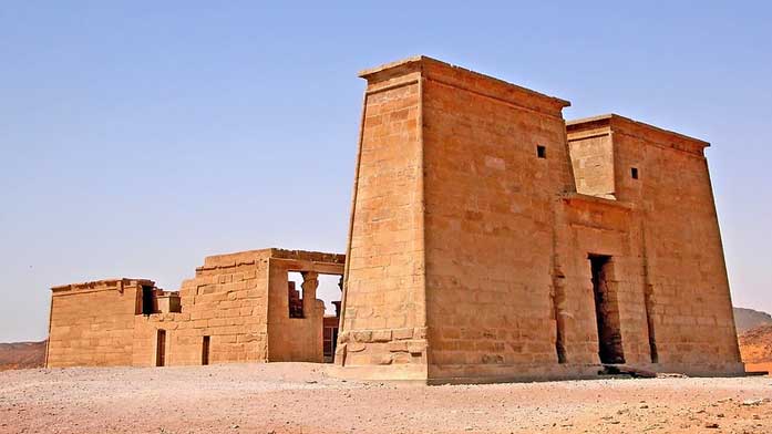 Image of the Temple of Dakka dedicated to Thoth