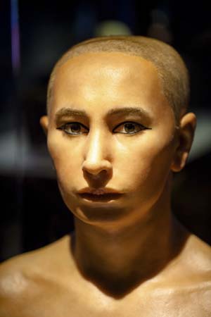 Facial reconstruction of king Tutankhamun