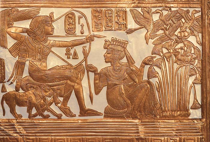 Tutankhamun and Ankhesenamun