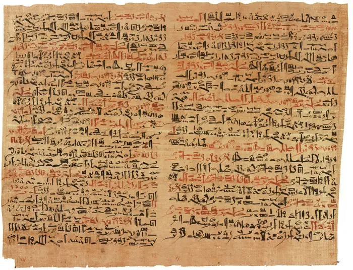 Fragment of the Edwin-Smith Papyrus