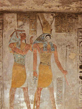 Geb and Horus