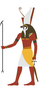 The Ancient Egyptian god Horus