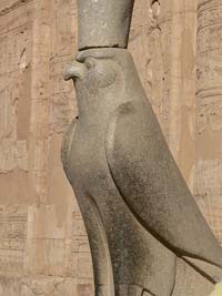 © Jennifer Aitkens - Statue of Horus at Edfu