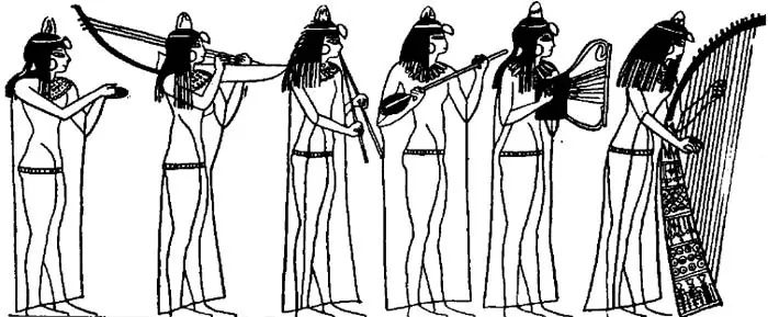 Illustrations of Musicians in Ancient Egypt