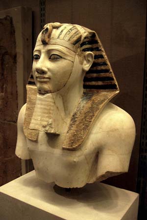 Pharaoh Bust at the Metropolitan Museum of Art, NYC