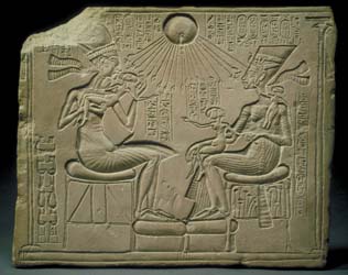 Akhenaten, Nefertiti and their daughters