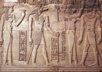 Hathor and Sobek, Kom Ombo, Egypt