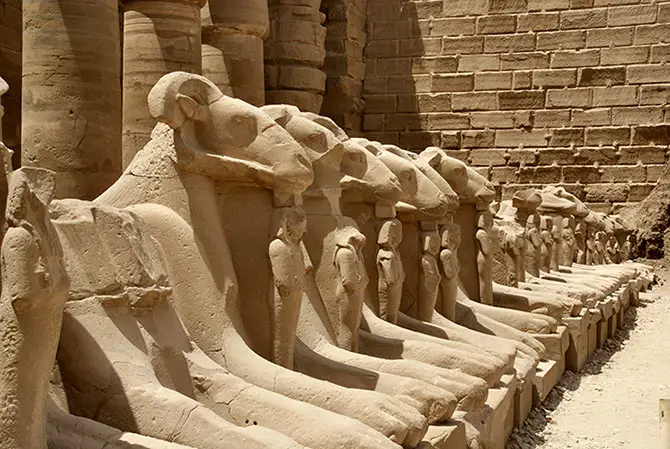 The temple of Amun at Karnak