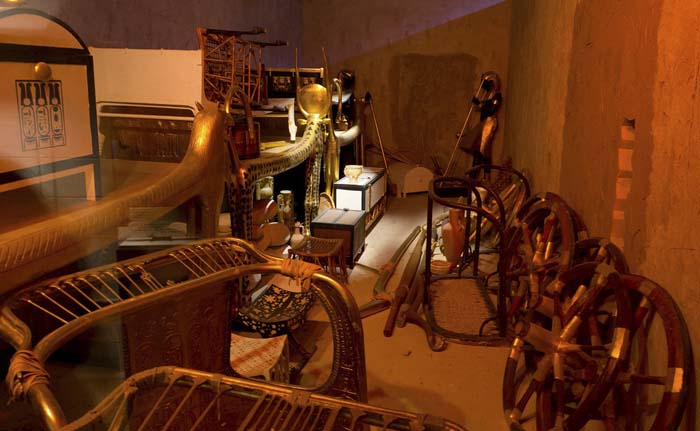 Reproduction of Tutankhamun's Tomb Contents